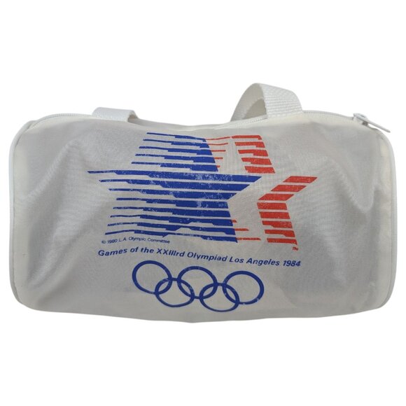1984 Los Angeles Olympic Small Toiletry Travel Bag 9.5" x 5" Vintage - Picture 2 of 10